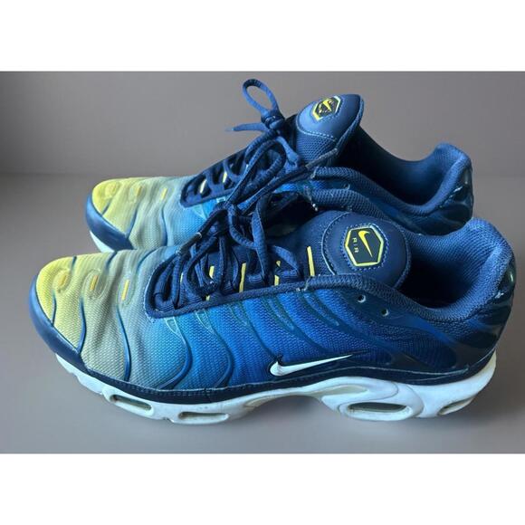 Nike Air Max Plus Obsidian Yellow Running Shoes 655020-420 Womens Sz 9 - Picture 2 of 10